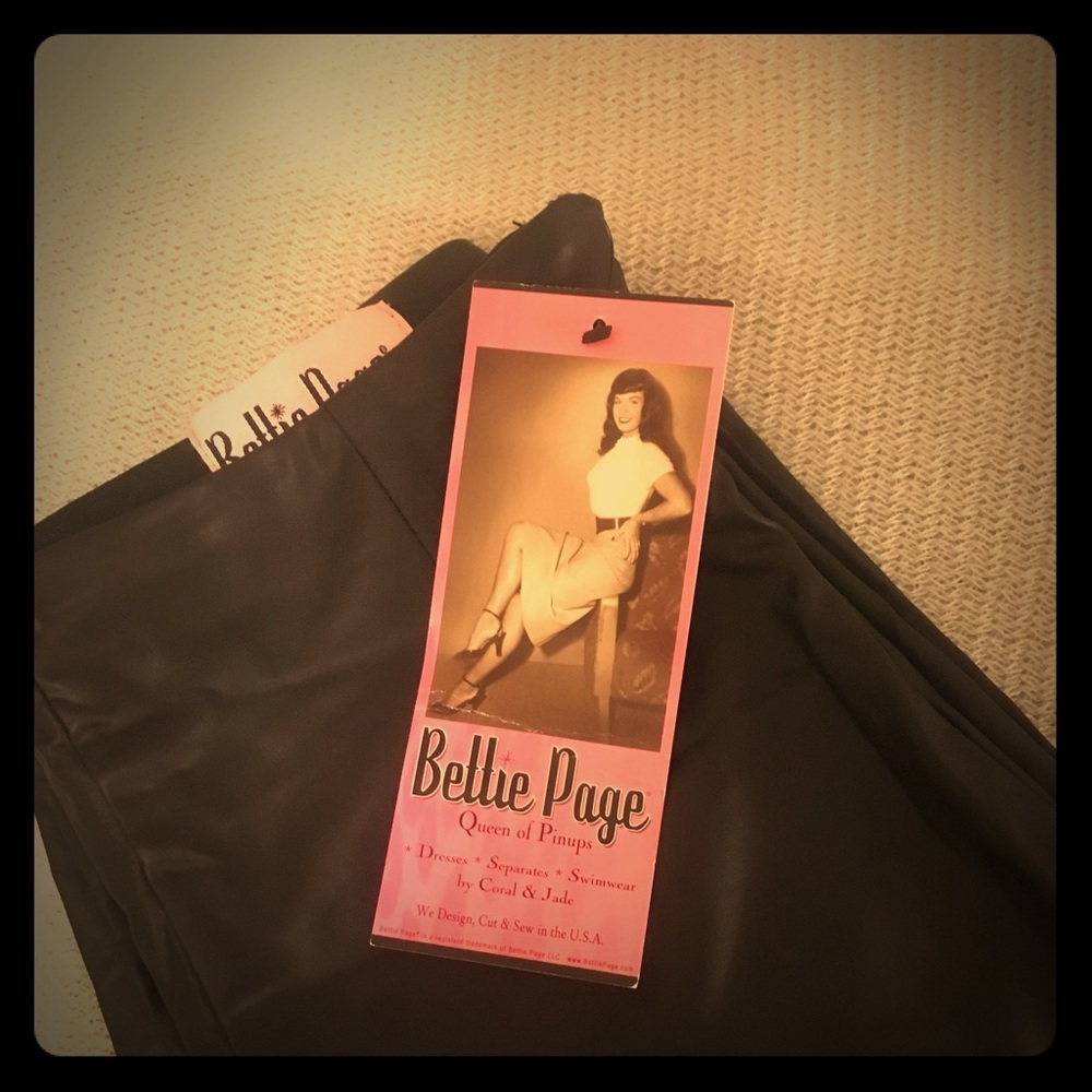 Bettie Page cigarette pants